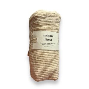 ARTISAN DIRECT Sustainable Grocery Starter Kit Set of 5 Bags